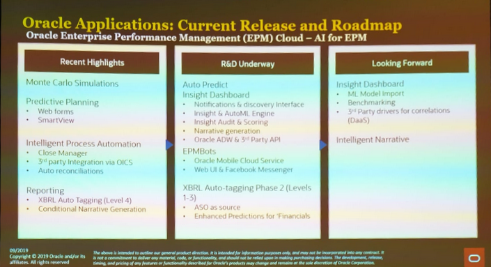 Oracle Open World - Oracle Applications Current release and roadmap