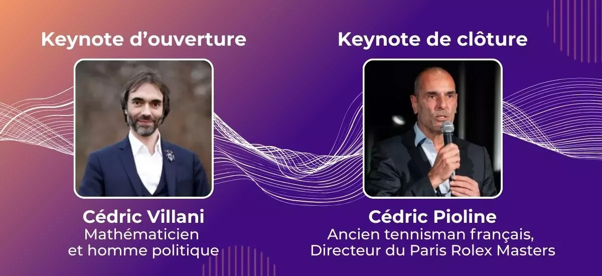 Cédric Villani et Cédric Pioline Cédric Villani et Cédric Pioline